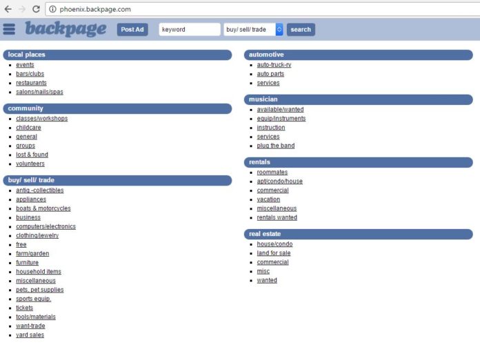 Backpage Phoenix, the Craigslist Alternative to Buying ...