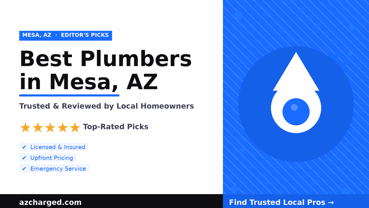best plumbers mesa az