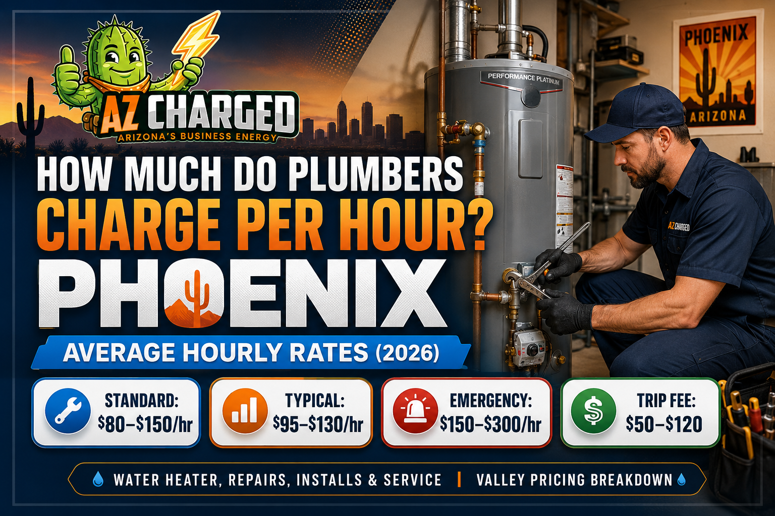 how much do plumbers cost in phoenix arizona