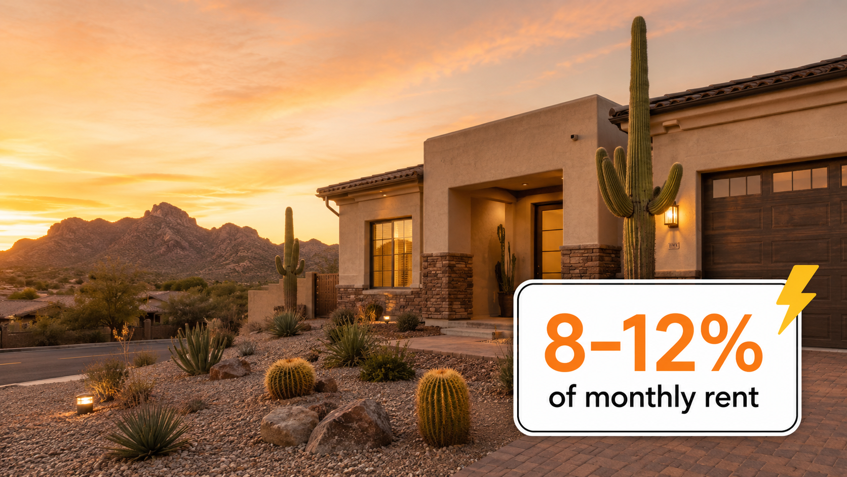 Property management fees in Arizona 2026 - percentage vs flat fee breakdown
