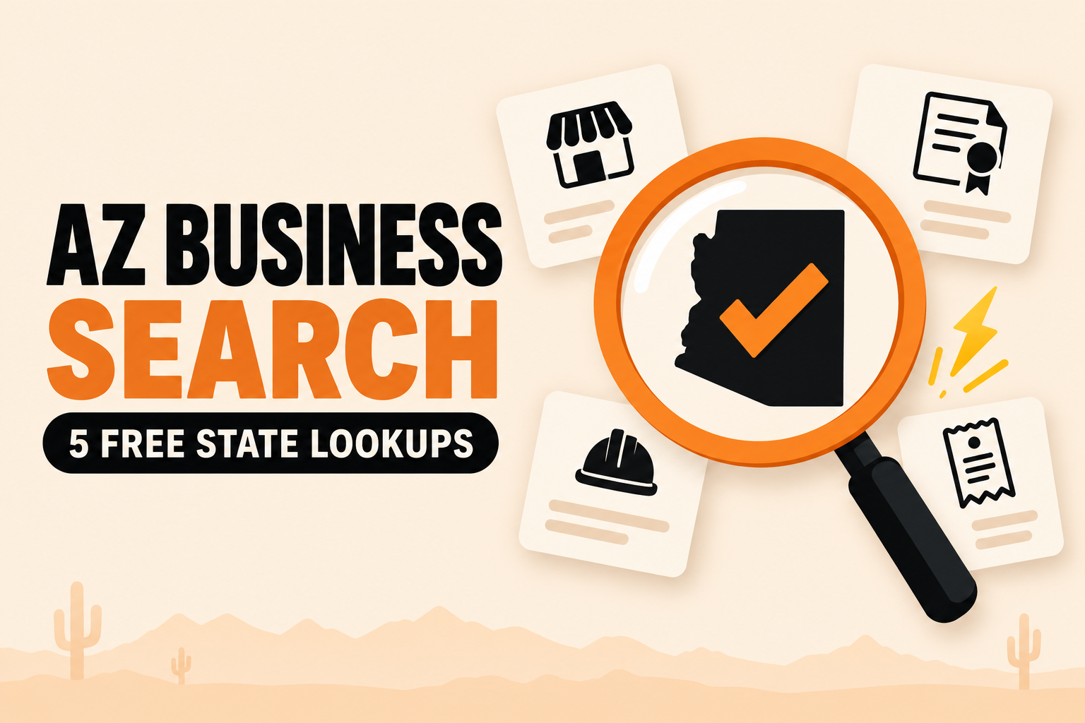 Arizona business search on the Corporation Commission Arizona Business Center portal.