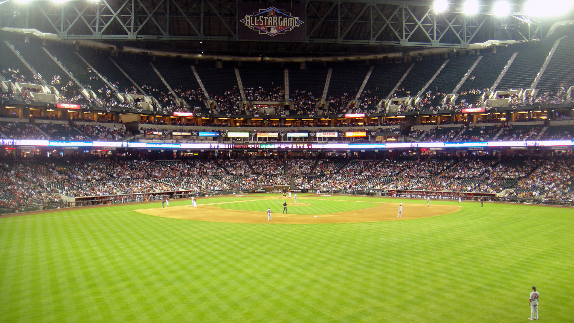 Chase Field ballpark in downtown Phoenix, home of the Arizona Diamondbacks