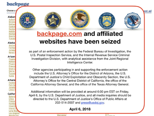 backpage shutdown